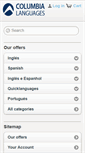 Mobile Screenshot of columbialanguages.com